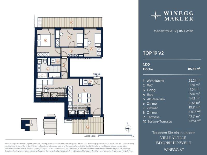 Grundriss Top 19 - V2