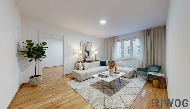 Wohnzimmer KI-Bearbeitet