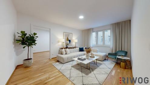 ERSTBEZUG nach Sanierung I Grozgige 2 Zimmer Wohnung mit gerumiger Kche und begehbaren Kleiderschrank I Augartennhe I Tischler Einbaukche inkl. Siemensgerte I Gratis Miele Waschtrockner bei Kauf bis 31.12.25