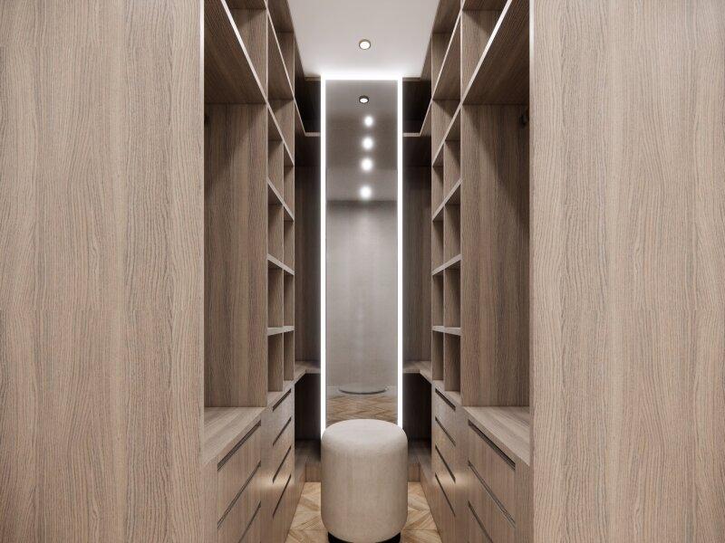 begehbarer Kleiderschrank