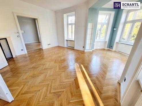 Klassisch. Wienerisch. Wunderschön. Ein Zuhause mit Charakter! Klassische Altbauwohnung in kompletter Hoflage + Flügeltüren + Grünblick!