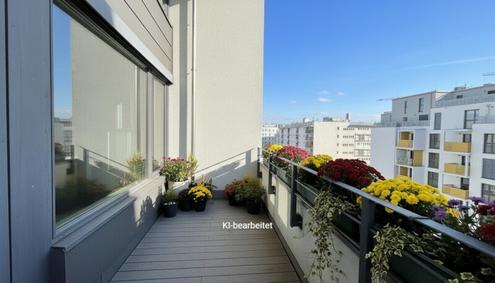 Tokiostrae: 4 Zimmer-Maisonetten-Wohnung mit einer Loggia und Terrasse + optionaler Garagenstellplatz!