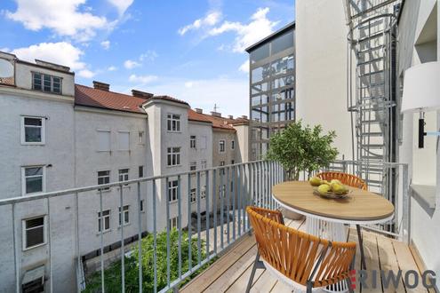 Perfekt geplante 3-Zimmer Altbauwohnung mit Balkon nahe dem Augarten | Top 2/9