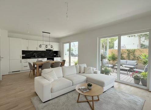 Traumhafte Dreizimmerwohnung mit Garten in U-Bahn Nhe