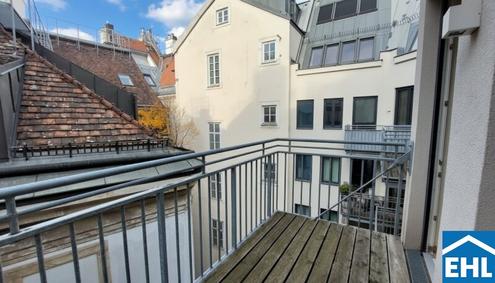 3-Zimmer-Altbaujuwel mit Balkon - generalsaniert! - Zwischen Am Hof und Hoher Markt - Wohnen im Herzen der Wiener Innenstadt
