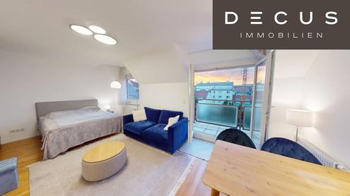 CHARMANTE DG-WOHNUNG MIT TERRASSE | SAUNA & GARAGE | WESTSEITIGE INNENHOFLAGE | AB SOFORT