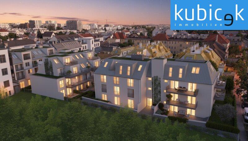 Am Freihof 5 | 1220 Wien | Vogelperspektive Sonnenuntergang