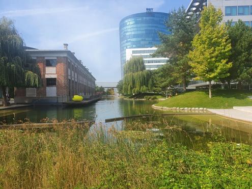 Einzigartiger Ausblick beim grünen Prater und Stadion Center