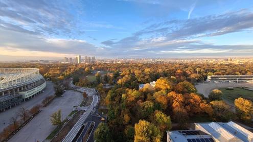 Grnblick ber den Prater! Hypermoderes 2 Zimmer Terrassen-Appartment mit traumhafter Aussicht!