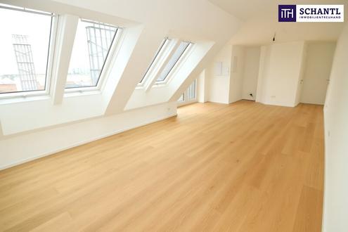 Preisreduktion! Genießen Sie den Weitblick über die Dächer Wiens - 3-Zimmer-Dachgeschosswohnung mit sonnigem Balkon - nahe Hauptbahnhof