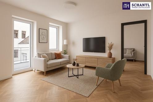 ***Stilvoller Altbau mit Dachgartenflair - 3-Zimmer-Wohnung mit groer Terrasse & moderner Technik - Klimaanlage & Luftwrmepumpe inklusive***