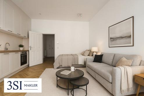 Klein, fein, erstklassig - 1-Zimmer-Wohnung im stilvollen Altbau