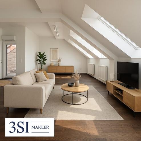 Stilvoll wohnen im Dachgeschoss - 3 Zimmer & Sonnenterrasse