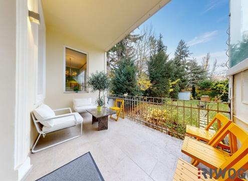 Wohnung mit touristischer Widmung nahe Schloss Schönbrunn | Prunkvolles 3-Zimmer Altbauapartment mit Loggia I 360° Rundgang