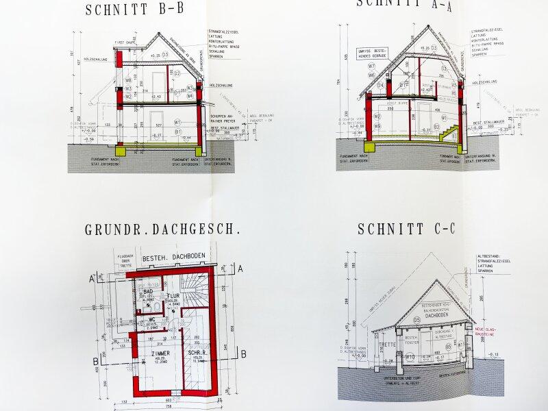 Grundriss Skizze Dachgescho Haus