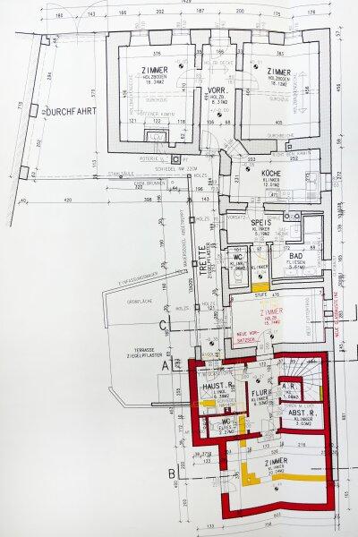 Grundriss Skizze Erdgescho Haus