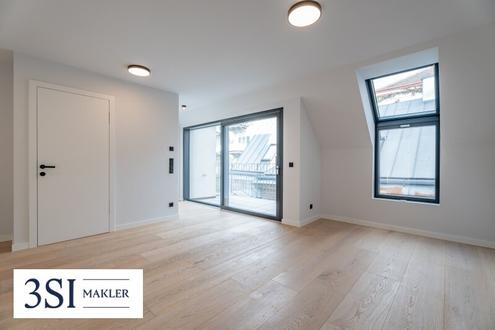 Modernes Wohnen über den Dächern: Charmante 2-Zimmer-Dachgeschoßwohnung mit Terrasse