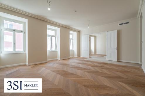 Stilvolle 3-Zimmer-Wohnung mit Balkon beim Naschmarkt