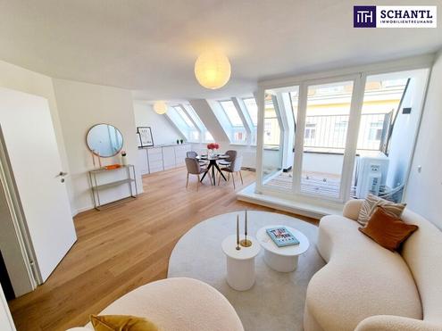 Fresh, fancy, fertig zum Einziehen! Zwei Ebenen. Drei Zimmer. 100 % Wow! Frisch sanierte Neubauwohnung im Dachgeschoss + Klimagerte + Westterrasse + Gute Infrastruktur!