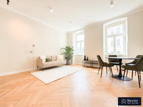 EIN MEISTERWERK DES ALTBAU-CHARMES - NEU SANIERTE 3-ZIMMER TRAUMWOHNUNG IN BEGEHRTER LAGE NÄHE U6 JÄGERSTRAßE - 20. BEZIRK
