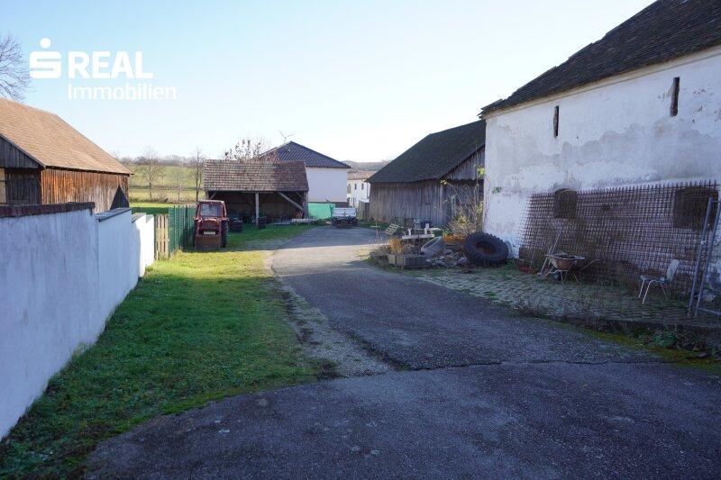 Einfahrt Grundstck mit Altbestand