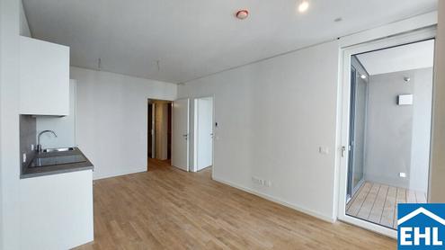 2-Zi.-Erstbezug mit Loggia & Rooftop Pool | TOWER HOMES