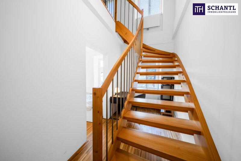 Stiege, Zungang zu 2. Ebene