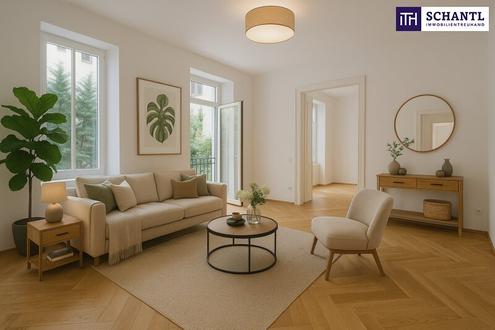 WOW! TOP LAGE in unmittelbarer Nähe zum Augarten + teilsaniertes Altbaujuwel mit großzügigem Balkon + absolut ruhige Innenhoflage