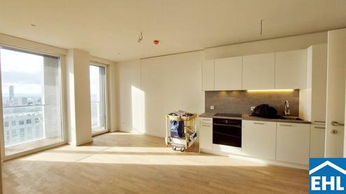 Wohnen mit Skyline-Flair - Rooftop Pool & Fitness bei der U1