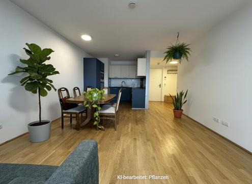 Möblierte 2 Zimmer mit Loggia, Fitness & Sauna im Haus nahe UNO-City / VIC!