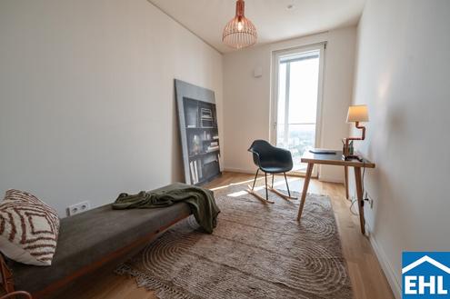 Grozgige 4-Zi.-Wohnung mit Loggia & Rooftop Fitness