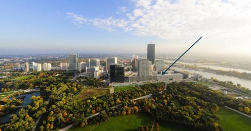 Traumlage bei der UNO-City - moderne Wohnung mit Loggia