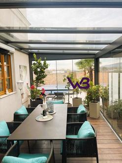 Korneuburg Nhe- Neuwertiges-Traumhaftes Eckreihenhaus mit Swimmingpool, Sommergarten und KFZ Stellplatz!