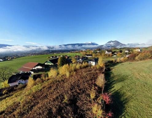 Sonniges Grundstck mit Berg- und Weitblick in Villach / Vassach