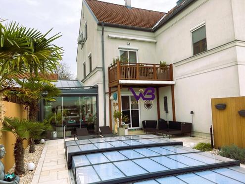 Korneuburg Nähe- Neuwertiges-Traumhaftes Eckreihenhaus mit Swimmingpool, Sommergarten und KFZ Stellplatz!