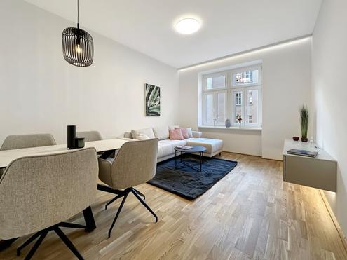 Top-sanierte Single-Wohnung, voll mbliert mit Smart-Home