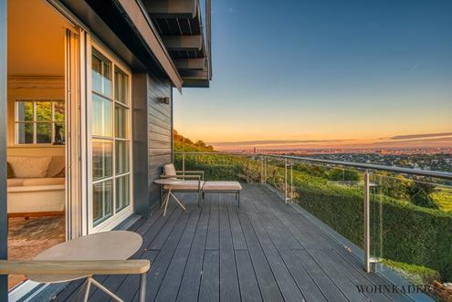 Exklusives Traumhaus zur Miete mit Panoramablick auf die Weinberge