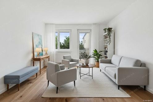 Komplett sanierte 2-Zimmer-Wohnung mit Loggia