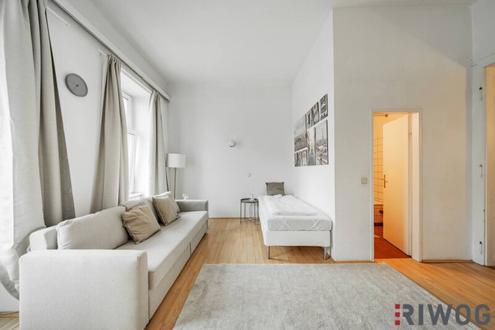 RETRO-CHIC II 2 ZIMMER ALTBAUWOHNUNG II 1. OG MIT LIFT II  53m  EIGENGARTEN II AIRBNB oder SELBST EINZIEHEN II SOFORT NUTZBAR II NHE U6/AKH/VOLKSOPER/WUK