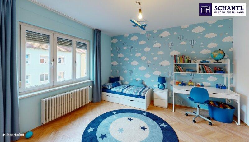 Schlafzimmer III mbliert als Kinderzimmer