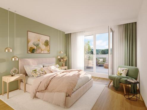 LEBEN auf der SONNENSEITE - 2-Zimmer-Balkonwohnung - PROVISIONSFREI