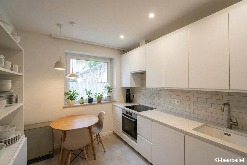 So knnte die Kche nach Renovierung aussehen