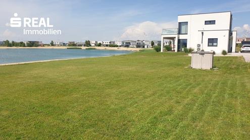 Exklusives Wohnen in erster Reihe - Baugrundstck mit direktem Wasserzugang in den Seeresidenzen Parndorf