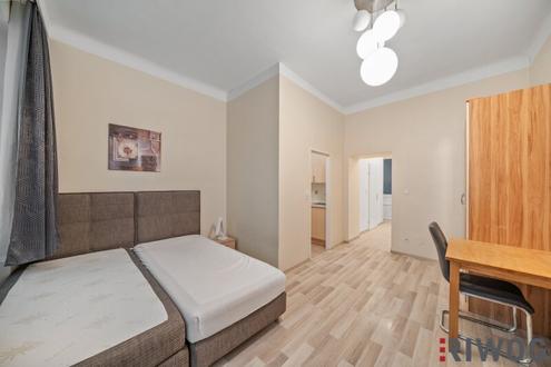 N�he U1 / Quellenstra�e - Garconniere im 1. Stockwerk - Haus in Sanierung