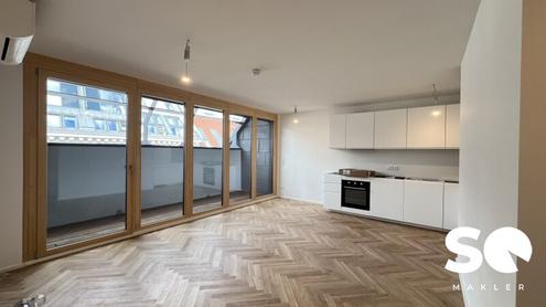 # SQ - EXKLUSIVE DACHGESCHOSSWOHNUNG IN 1030 WIEN - SEIDLGASSE - 2 ZIMMER und TERRASSE - TOP 12