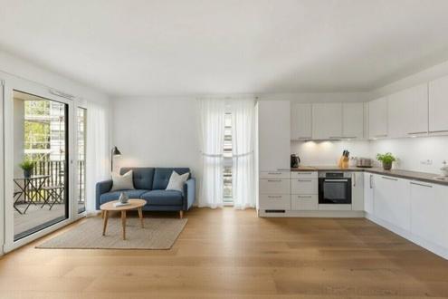 Attraktive 2-Zimmer-Wohnung in bester Ruhelage mit Balkon und Garten