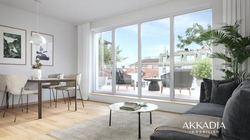 Terrassenwohnung I 3 Zimmer I Erstbezug - A\