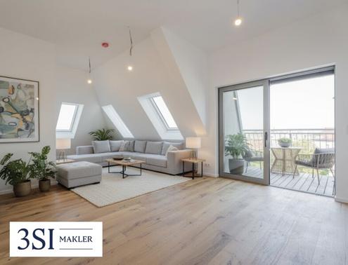 Exklusives Wohnen über den Dächern Wiens - hochwertige Dachwohnung mit Freifläche