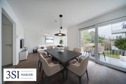 Riverside Living Alte Donau: Perfekt angelegte 2-Zimmer-Neubauwohnung mit Balkon - PROVISIONSFREI!