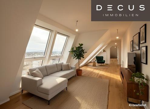 Elegante Maisonette-Dachgeschosswohnung mit großer Terrasse - über den Dächern Penzings